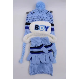 3-7 Yaş 3'lu Cocuk Atkı Bere Eldiven Set