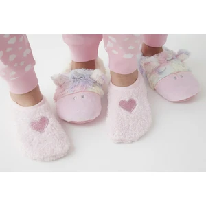 Çok Renkli Kız Çocuk Rainbow Unicorn Patik Çorap