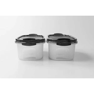Oval Set 2'li 500ML Siyah Kapak