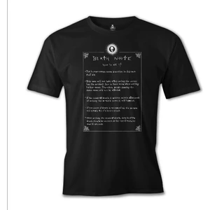 T-Shirt Death Note - How To Use It Siyah Erkek Tshirt