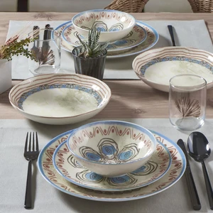 Güral Porselen Güral Atina 24 Parça 6 Kişilik Bone Yemek Takımı -