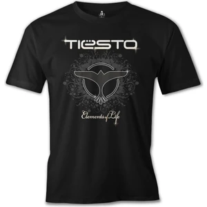 T-Shirt Dj Tiesto - Elements Of Life Siyah Erkek Tshirt