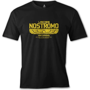 T-Shirt Alien - Nostromo Siyah Erkek Tshirt
