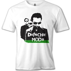 T-Shirt Depeche Mode Beyaz Erkek Tshirt