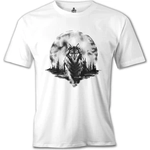 T-Shirt Kurt ve Ay 2 Beyaz Erkek Tshirt