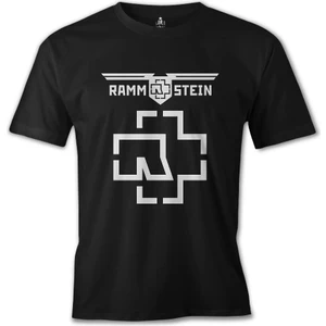 T-Shirt Rammstein - Logo Siyah Erkek Tshirt