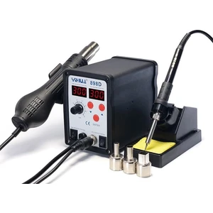 898D Çift Göstergeli Lehim ve Hava Üfleme Istasyonu