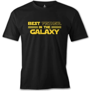 T-Shirt Star Wars - Best Father Siyah Erkek Tshirt
