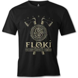 T-Shirt Vikings - Floki Siyah Erkek Tshirt