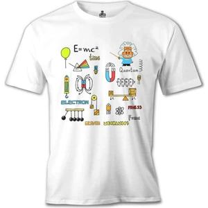 T-Shirt Fizik - Enerji Beyaz Erkek Tshirt