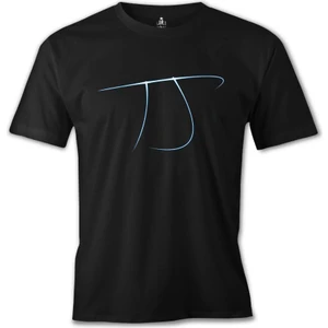 T-Shirt Matematik - Pi 11 Siyah Erkek Tshirt