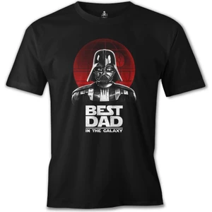 T-Shirt Star Wars - Best Dad Siyah Erkek Tshirt