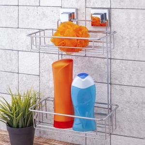 Banyo Köşe Rafı Kendinden Yapışkanlı 2 Katlı Easyfix