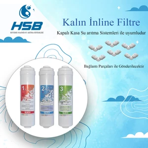 Inline Su Arıtma Cihazı Filtresi