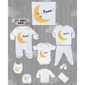 Minito Baby Isme Özel 10'lu Pamuklu Kız Bebek Hastane Çıkışı SETI_MT_173-10