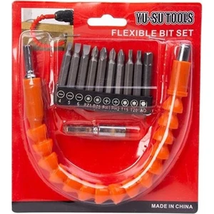 Yu-Su Tools Bükülebilir Esnek Şaft Bits Matkap Ucu ve Vidalama Uçları Set 12'li