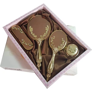 Saraylı Gold Sarmaşık Ayna Fırça Tuvalet Tkm 101