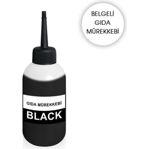 Canon/hp Uyumlu 100 Ml. Muadil Siyah Gıda Mürekkep