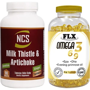 Milk Thistle 90 Tablet & Flx Omega 3-6-9 90 Tablet