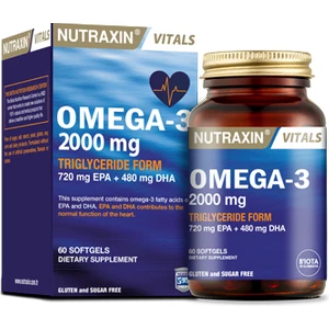 Omega 3 Balık Yağı 2000 Mg 60 Yumuşak Kapsül