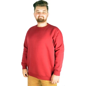 Modexl Erkek Sweatshirt Bisiklet Yaka Basic 20131 Bordo