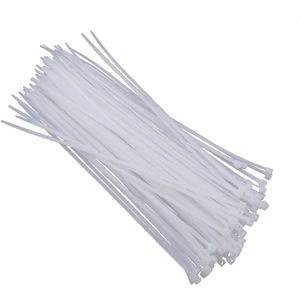 2.5 x 150 mm  Kablo Bağı Beyaz - 100 Adet