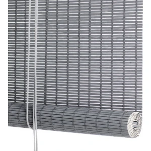 Bambu Stor Perde Gri 90 x 180 cm