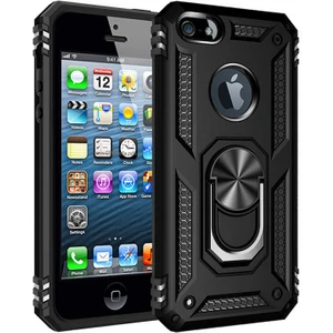 Apple iPhone 5 Yüzüklü Standlı Vega Kılıf