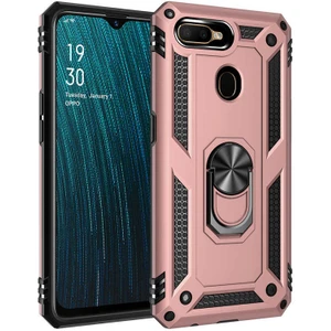 Oppo Ax7 Yüzüklü Standlı Vega Kılıf