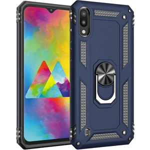 Samsung Galaxy M10 Yüzüklü Standlı Vega Kılıf + Nano Ekran Koruyucu