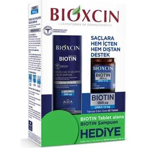 Biotin 5000 Μg Çinko 15 Mg + Biotin Şampuan 300 ml