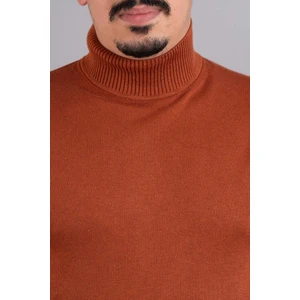 Yarım Balıkçı Slimfit Likralı Erkek Kazak