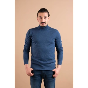 Yarım Balıkçı Slimfit Likralı Erkek Kazak
