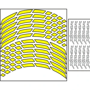 Yamaha Uyumlu Florasan Sarı IıYamaha Uyumlu Xmax Uyumlu Jant Şeridi