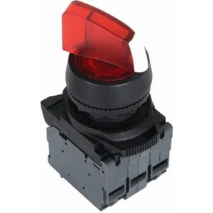 ISP-AK134M5 220V Kırmızı Işıklı Mandal Buton 1-0-2