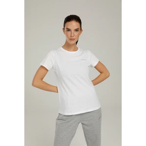 CT122 Basic C Neck T-Shır Beyaz Kadın T-Shirt