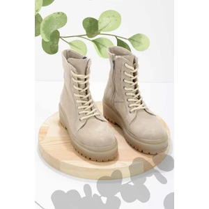 Bej Süet  Kadın Bot & Bootie K02669744002