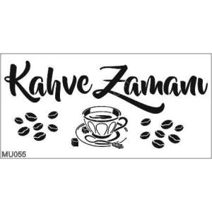 E Hobici Mutfak Temalı Desenler Stencil Şablon (15X30) MU-055