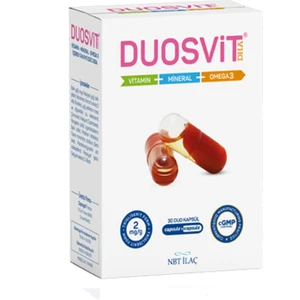 Nbt Ilaç Duosvit Dha 30 Kapsül (Vitamin + Minarel + Omega3)