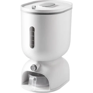 Mutfak Pirinç Gıda Konteyner Saklama Kutusu Tahıl Dağıtıcı Tahıl Gri (Yurt Dışından)