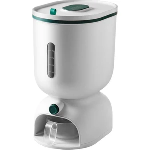 Mutfak Pirinç Gıda Konteyner Saklama Kutusu Tahıl Dispenseri Tahıl Yeşil (Yurt Dışından)