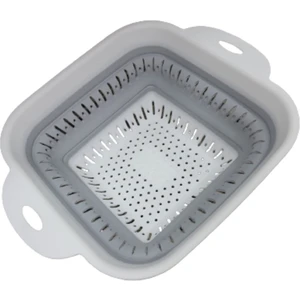 Bee Home Katlanabilir Kare Süzgeç Gri