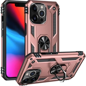 Apple Apple iPhone  13 Pro Max Kılıf Yüzüklü Zırh Tank Vega