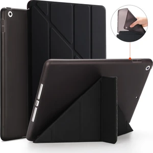 Apple iPad 7. Nesil 10.2" Kılıf Trifolding Arkası Silikon Smart A2197 A2198 A2200