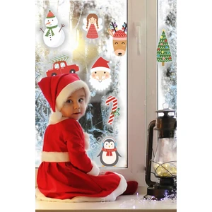 Yılbaşı Özel Figürler Çocuk Bebek Odası Sticker Seti