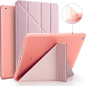 iPad 2 3 4 Kılıf Trifolding Arkası Silikon Smart A1395 A1396 A1397 A1416 A1430 A1403 A1458 A1459-460