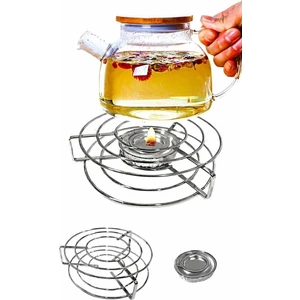Isıtıcılı Nihale Soğutmaz Jel Ateşli Metal Nihale Çaydanlık Tencere Altlığı