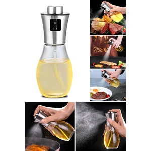 200 ml Pompalı Sprey Yağdanlık Sprey Yağlık Sirkelik Cam Sprey Yağlık