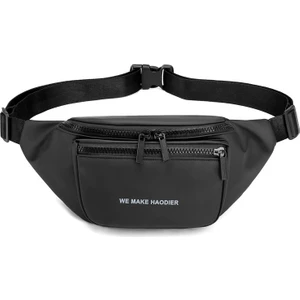 Günlük Çapraz Askılı Bel Çantası - Siyah (Yurt Dışından)