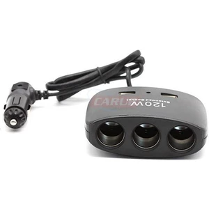 Çakmak Soketi 12V Kablolu 3 Lü USB Li